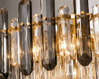 Candelabru Cristal Nymphodora 60W, Ø30 cm - AdeHouse — Finisaje și Iluminat Premium.