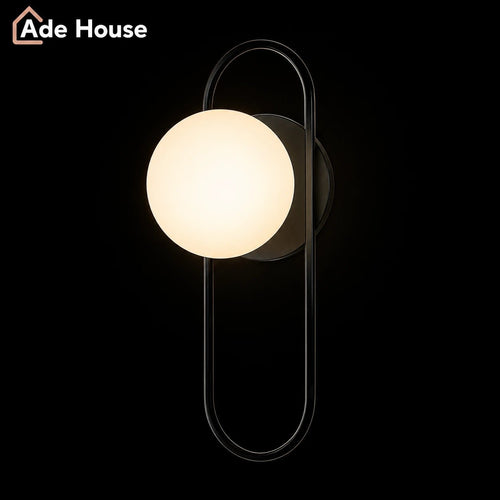 Aplica LED Halo Noir, 1X E14 - AdeHouse — Iluminat Modern la Preț Bun