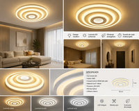 PLAFONIERA LED ROTUNDA, 88W, Ø300 MM