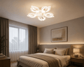 Lustră LED cu Telecomandă Rafaela, 100W, Lumină Caldă/Neutră/Rece, Alb - AdeHouse — Finisaje și Iluminat Premium.