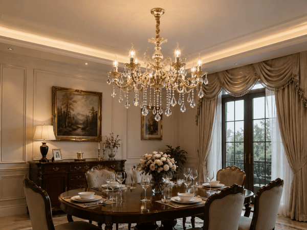 Candelabru Corradina, 60W, Auriu
