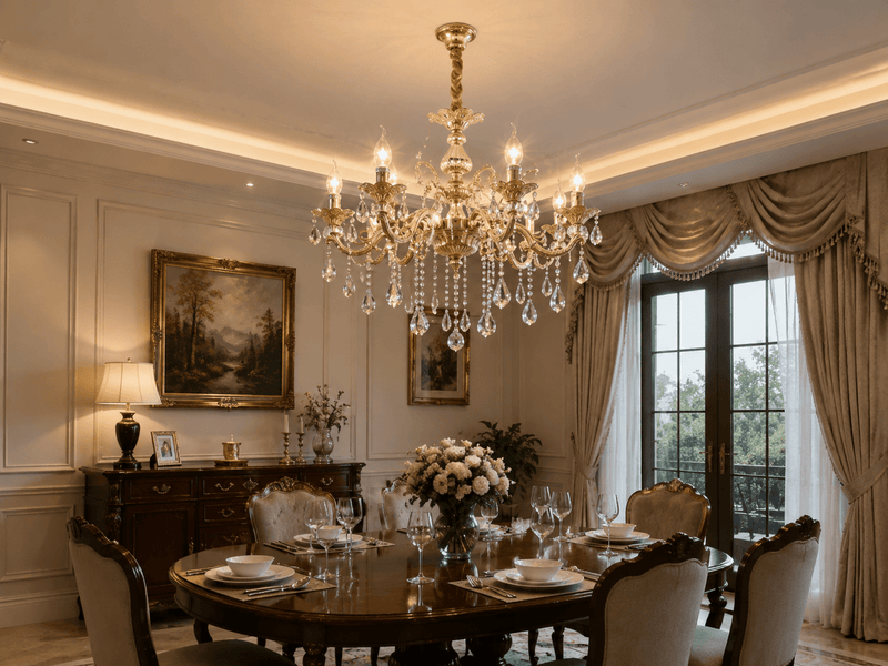 Candelabru Corradina, 60W, Auriu