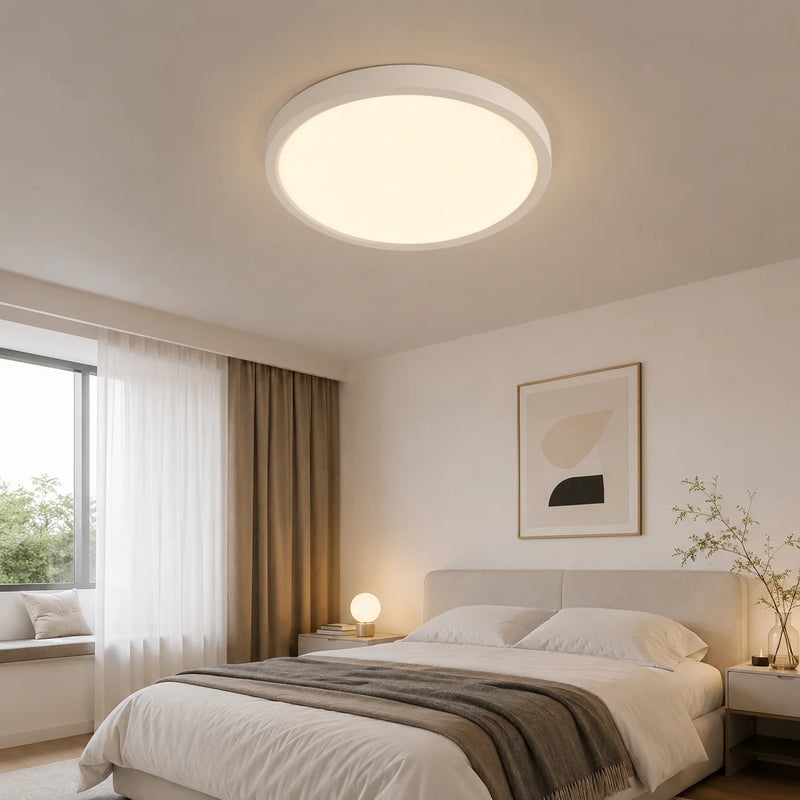 PLAFONIERĂ LED ROTUNDĂ ALBĂ 36W, 3000–6500K