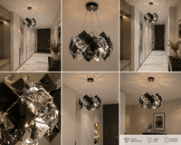 Candelabru Ermenegilda, 60W, Crom - AdeHouse — Finisaje și Iluminat Premium.