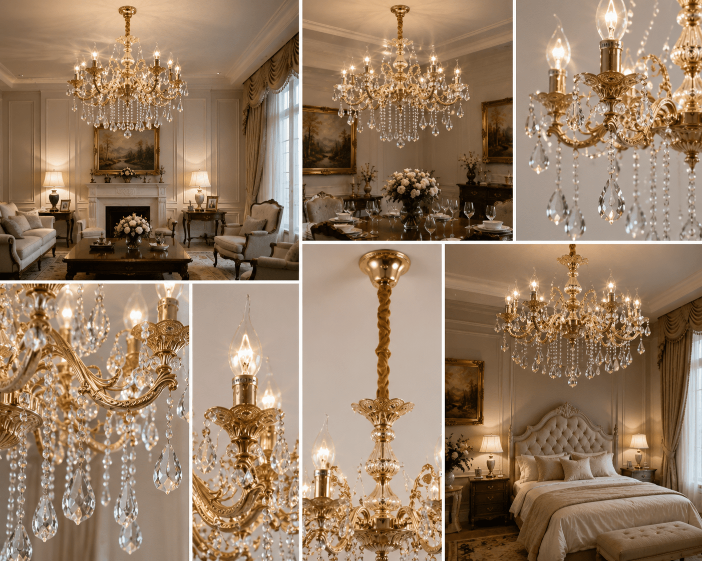 Candelabru Corradina, 60W, Auriu - AdeHouse — Finisaje și Iluminat Premium.