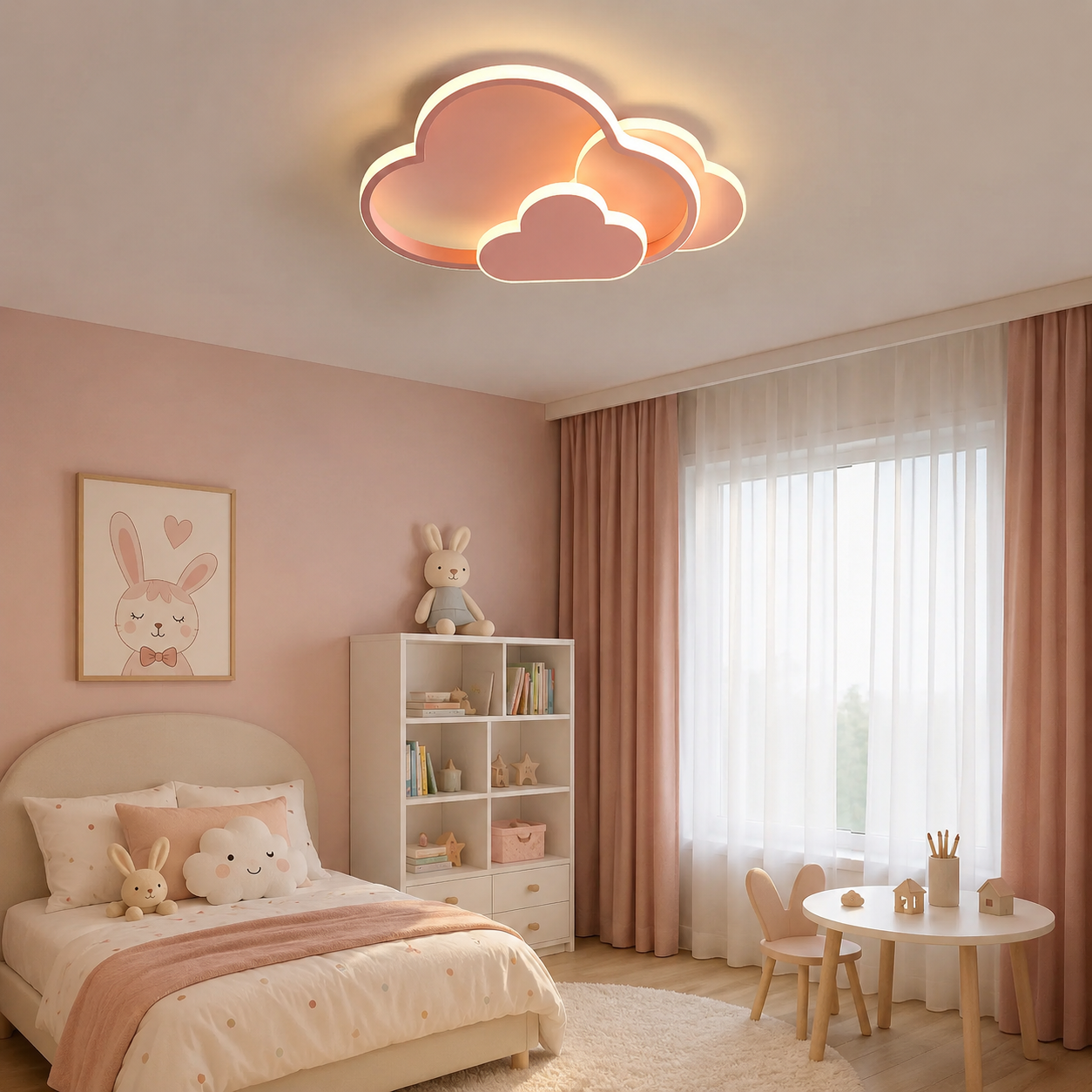 Lustră LED cu Telecomandă Solveiga 43W, Lumină Caldă/Neutră/Rece, Dimabilă