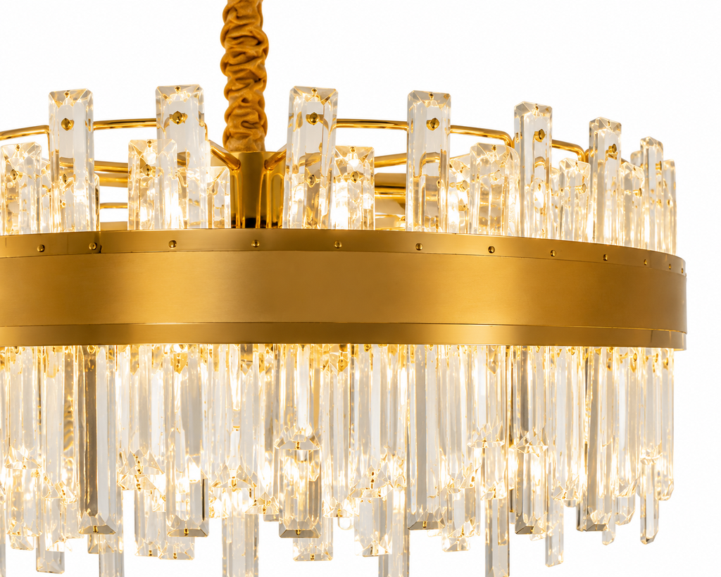 Candelabru Kassia 140W, cu Telecomandă, Lumină Caldă/Neutră/Rece, Dimabil