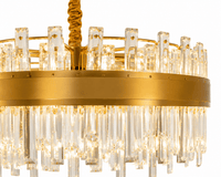 Candelabru Kassia 140W, cu Telecomandă, Lumină Caldă/Neutră/Rece, Dimabil - AdeHouse — Finisaje și Iluminat Premium.