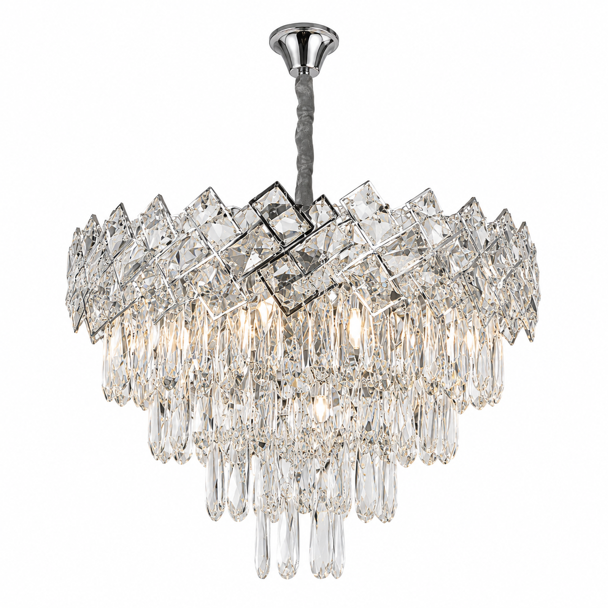Candelabru Cristal Feronia, Ø40 cm