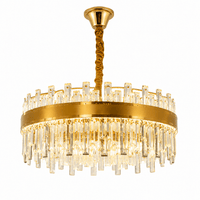 Candelabru Kassia 140W, cu Telecomandă, Lumină Caldă/Neutră/Rece, Dimabil - AdeHouse — Finisaje și Iluminat Premium.