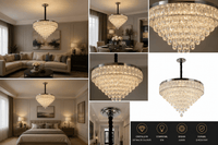 Candelabru Cristal Melchiora, 112W - AdeHouse — Finisaje și Iluminat Premium.