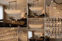 Candelabru Cristal Cornelia, 60W, Crom - AdeHouse — Finisaje și Iluminat Premium.