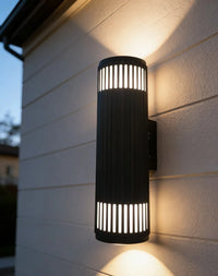 Aplică exterior Aurora Black – lumină Up & Down - AdeHouse — Iluminat Modern la Preț Bun