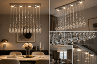 Candelabru Cristal Desideria, 20W - AdeHouse — Finisaje și Iluminat Premium.