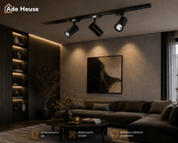 Sina Spot LED Tavan sau Perete 1M Neagra - AdeHouse — Iluminat Modern la Preț Bun