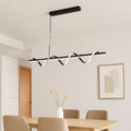 Pendul LED cu Telecomandă Venera, 94W, Lumină Caldă/Neutră/Rece, Negru - AdeHouse — Finisaje și Iluminat Premium.