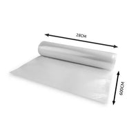 Set 2 role de pungi gofrate pentru aparatele de vidat, 28 x 500 cm
