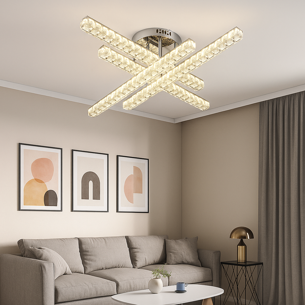 Lustră LED cu Telecomandă Isadora 56W, Dimabilă