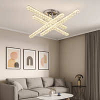 Lustră LED cu Telecomandă Isadora 56W, Dimabilă - AdeHouse — Finisaje și Iluminat Premium.