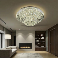 Lustră LED cu Telecomandă Rosabella 100W, Lumină Caldă/Neutră/Rece, Alb - AdeHouse — Finisaje și Iluminat Premium.