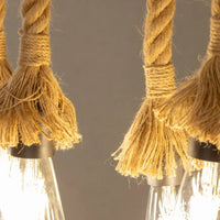 Lustră Suspendată Rustic KOS, 6xE27 - AdeHouse — Iluminat Modern la Preț Bun