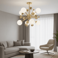 Pendul LED Ophelia II, Auriu - AdeHouse — Finisaje și Iluminat Premium.