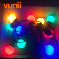 Ghirlandă LED, Serenella 3, 5 m, 10 Becuri Multicolore, IP65 - AdeHouse — Iluminat Modern la Preț Bun