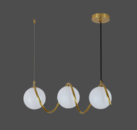 Pendul LED Cesarina, Auriu - AdeHouse — Finisaje și Iluminat Premium.