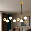 Pendul LED cu Telecomandă Silvana, Auriu - AdeHouse — Finisaje și Iluminat Premium.