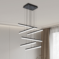 Pendul LED cu Telecomandă Eulalia 144W, Lumină Caldă/Neutră/Rece - AdeHouse — Finisaje și Iluminat Premium.