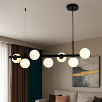 Pendul LED cu Telecomandă Wilhelmina, Negru - AdeHouse — Finisaje și Iluminat Premium.