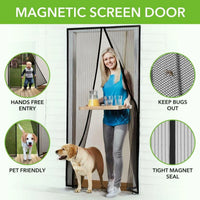 Perdea magnetica antiinsecte Magic Mesh 210 x 100 cm