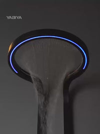 Panou de Duș Aurevia Gold cu Hidromasaj, LED, Ploaie și Cascada
