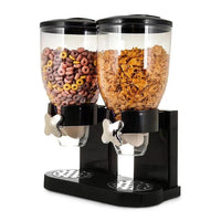 Dispenser dublu pentru cereale, 4 Litri - cate 2L/dozator